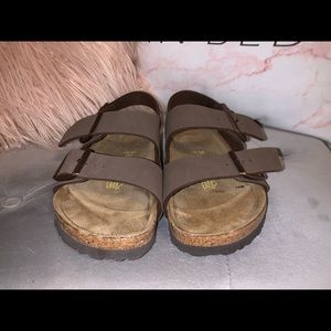 Birkenstock sandals never worn.